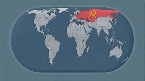 L'URSS et le monde (allégorie du socialisme dans un seul pays).