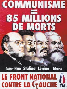 Affiche de propagande frontiste anticommuniste