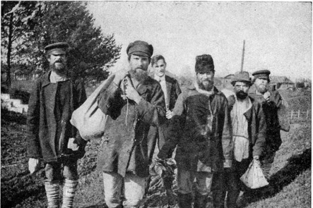 Paysans russes pauvres de 1918