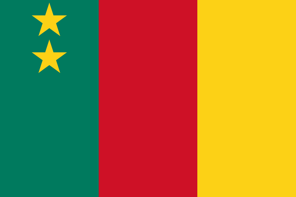 Fichier:Flag of Cameroon (1961-1975).svg