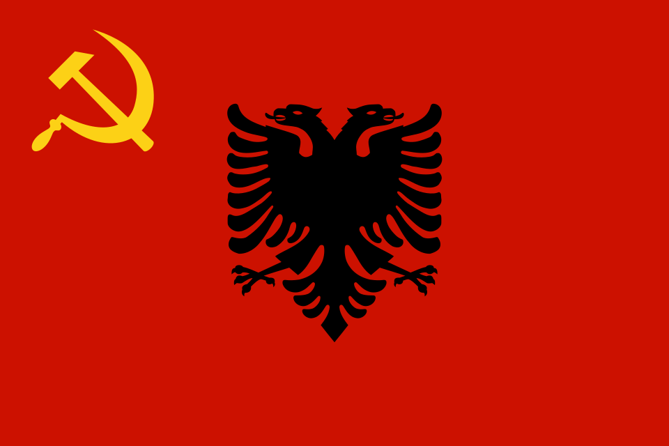 Fichier:Flag of Albania (1944-1946).svg