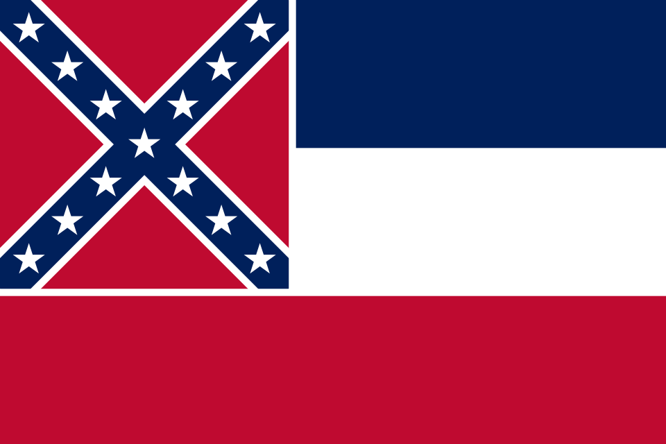 Fichier:Flag of Mississippi (2001–2020).svg