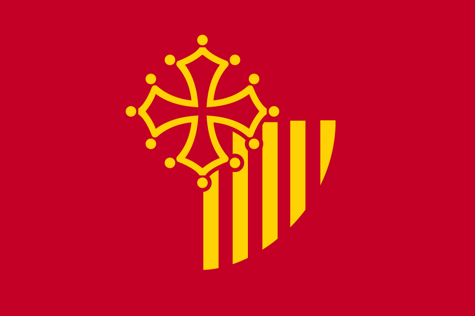 Fichier:Flag of Languedoc Roussillon.svg