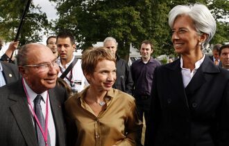 De gauche à droite : Dassaut, Parisot et Lagarde.