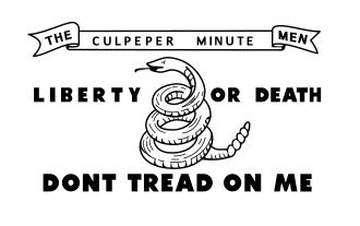 Drapeau des Minutemen de Culpeper (1775)