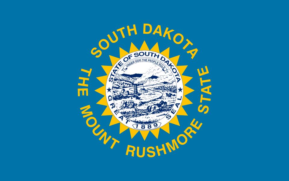 Fichier:Flag of South Dakota.svg