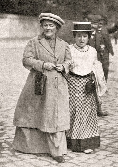 Clara Zetkin et Rosa Luxemburg
