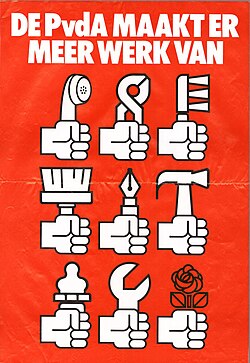 Affiche pour les législatives de 1981