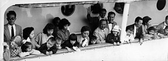 "Rapatriement" d'Indo-Néerlandais en 1958