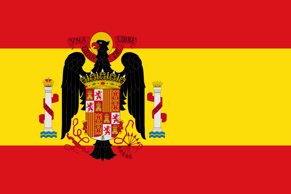 Fichier:Flag of Spain (1945–1977).svg
