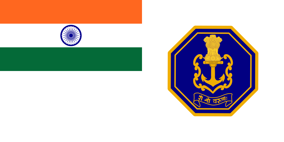 Fichier:Naval Ensign of India.svg