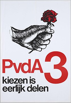 Affiche pour les élections municipales de 1974