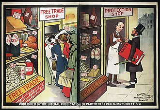 Affiche du parti libéral (entre 1905 et 1910)