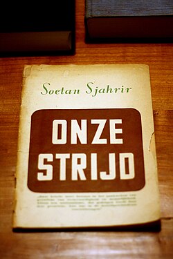 Notre combat, livre de Sjahrir qui circule en 1945