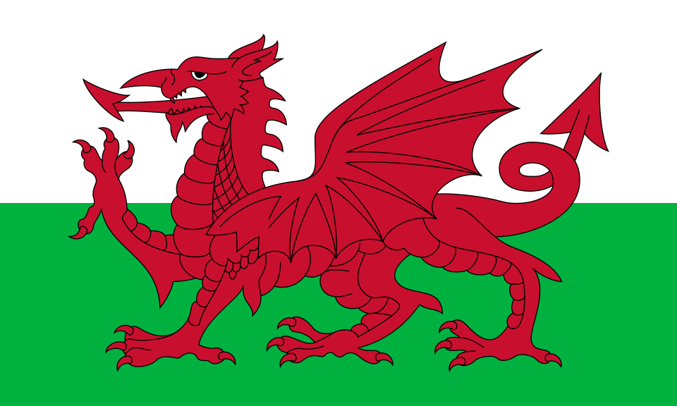 Fichier:Flag of Wales 2.svg