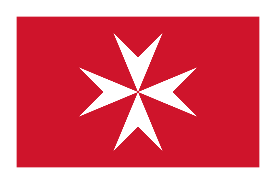 Fichier:Civil Ensign of Malta.svg