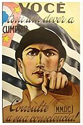 1932 : Affiche constitutionnaliste au Brésil