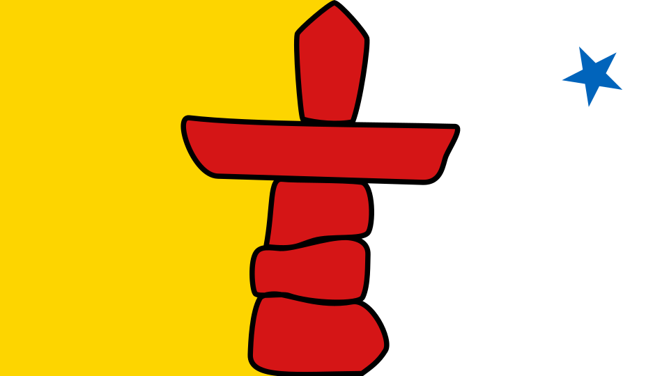Fichier:Flag of Nunavut.svg