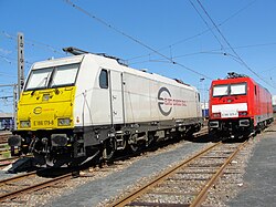 Trains de fret appartenant à une filiale de la Deutsche Bahn en France