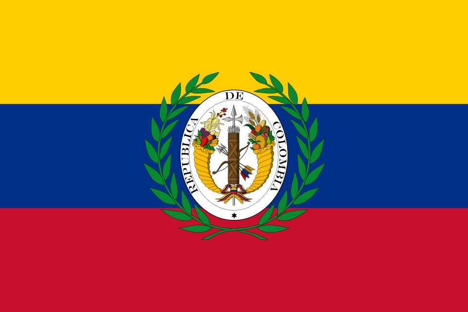 Fichier:Flag of the Gran Colombia.svg