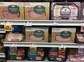 4 marques de charcuterie utilisent le mot « natural ».