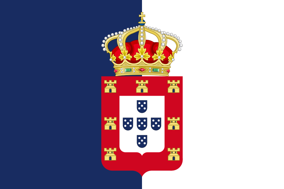 Fichier:Flag Portugal (1830).svg
