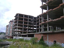 La bulle immobilière espagnole, massive, a laissé d'énormes projets de constructions à l'abandon.
