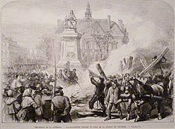 Une guillotine brûlée