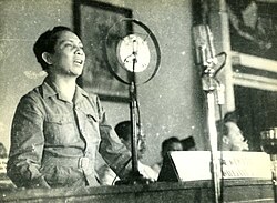 Sutan Sjahrir à une session du KNIP, en 1947 à Malang.