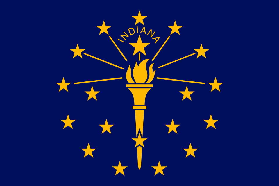 Fichier:Flag of Indiana.svg