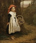 Une petite marchande de violettes, A. E. Mulready, 1877