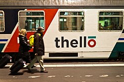 Premier train Thello (devenu Trenitalia France) à Gare de Lyon en 2011