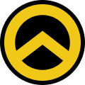 Le lambda noir et jaune est le symbole de la mouvance identitaire européenne, en référence à l'armée spartiate et à la bataille des Thermopyles (notamment popularisée par le film 300).