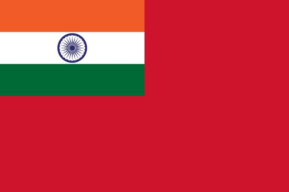 Fichier:Civil Ensign of India.svg