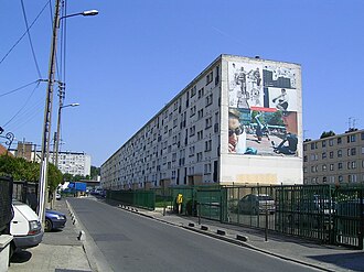 Barre d'immeuble à Clichy-sous-Bois