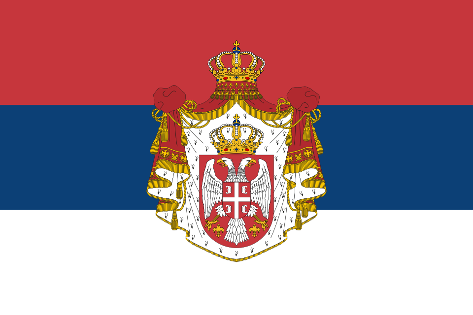 Fichier:State Flag of Serbia (1882-1918).svg