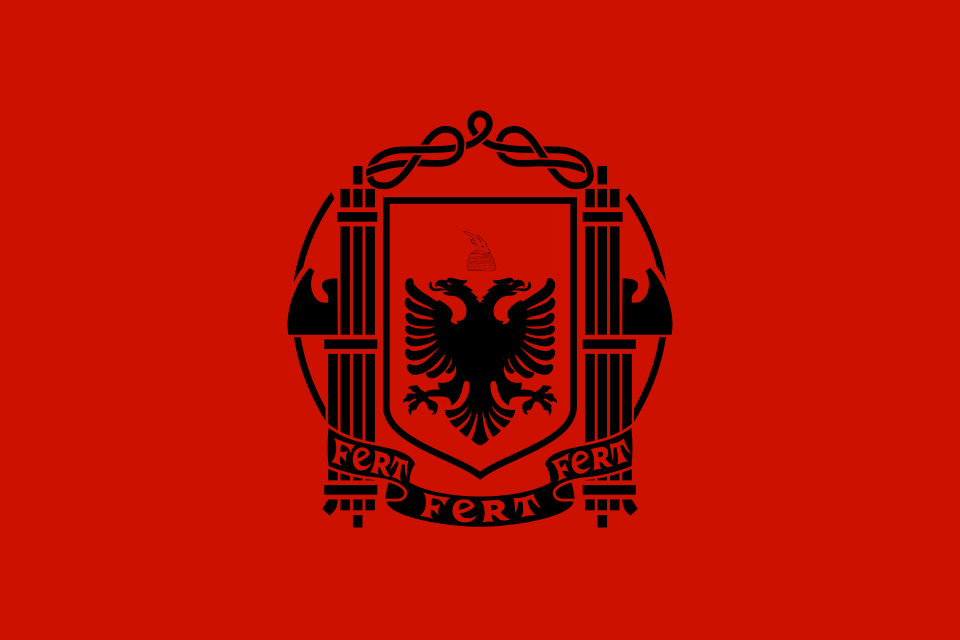 Fichier:Flag of Albania (1939–1943).svg