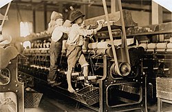 Enfants affectés au travail du coton, Macon en Géorgie, 1909