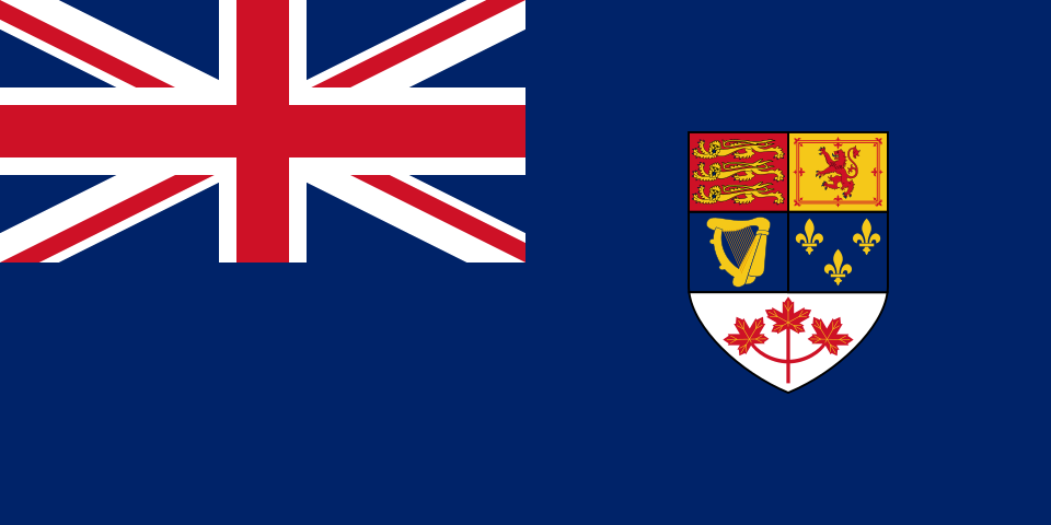 Fichier:Canadian Blue Ensign 1957-1965.svg